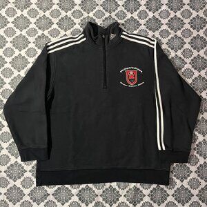 Vintage Y2K 2000s 00s Philips/adidas Soccer Classic Quarter-Zip Up Sweatshirt L